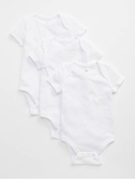Baby First Favorite Short Sleeve Bodysuit (3-Pack)