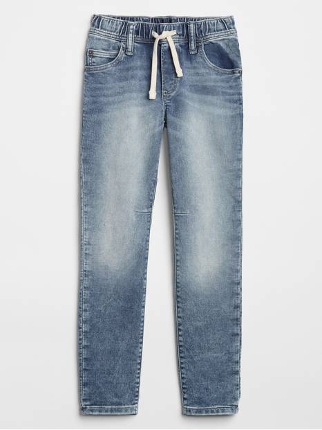 Kids Pull-On Slim Jeans With Washwell&#153