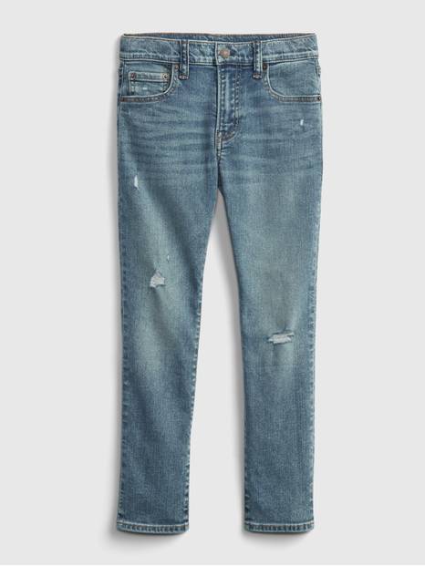 Kids Slim Taper Jeans with Washwell&#153