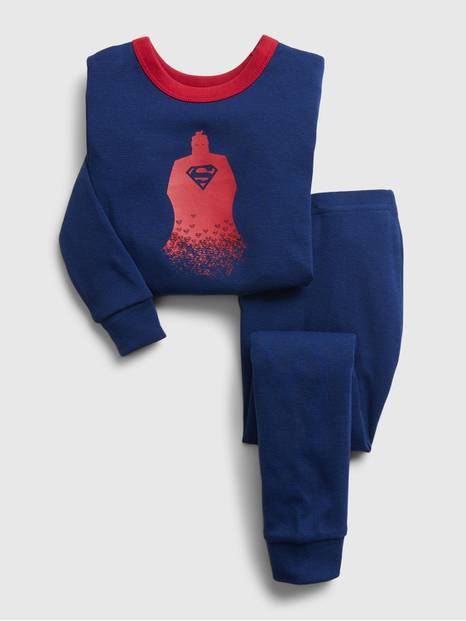 babyGap &#124 DC&#153 Superman 100% Organic Cotton Graphic PJ Set