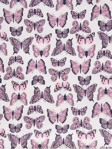 Kids 100% Organic Cotton Butterfly Print PJ Set
