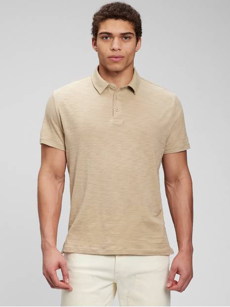 Gap Men's Lived-In Polo Shirt