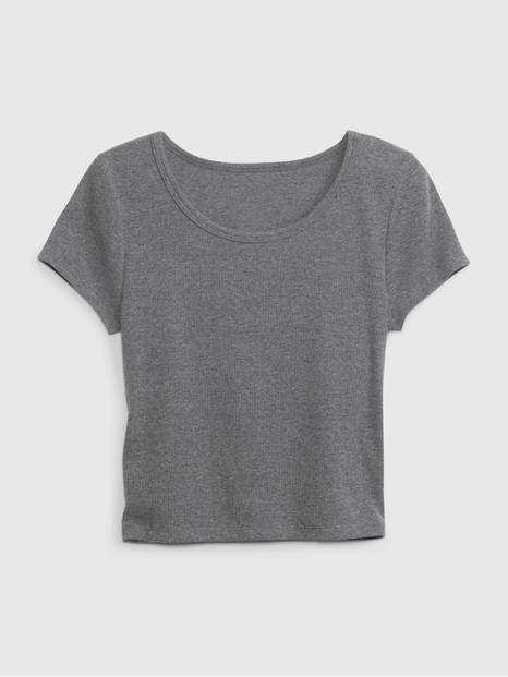 Teen Ribbed-Knit T-Shirt