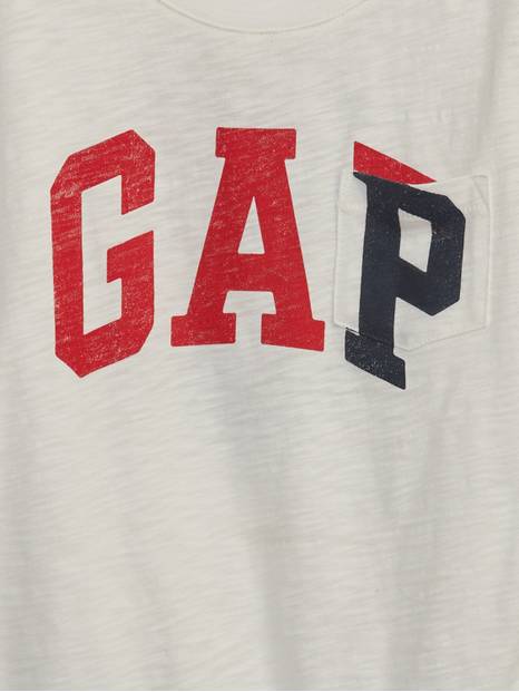 Kids 100% Organic Cotton Gap Logo Pocket T-Shirt