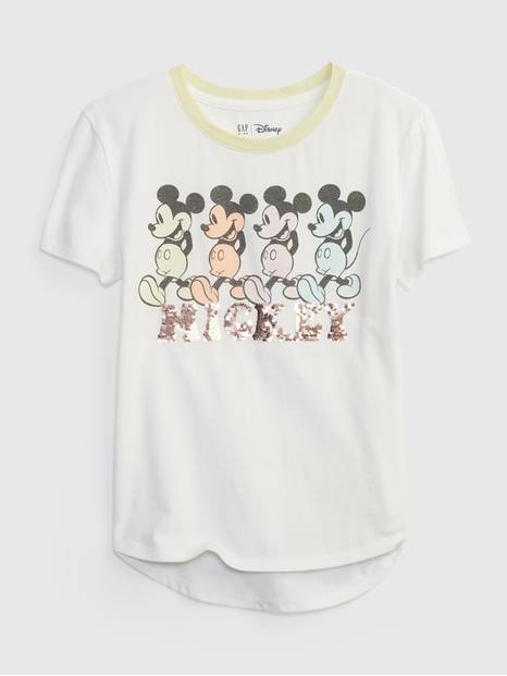 GapKids &#124 Disney Mickey Mouse Flippy Sequin T-Shirt