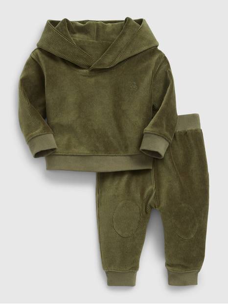 Baby Corduroy Two-Piece Outfit Set