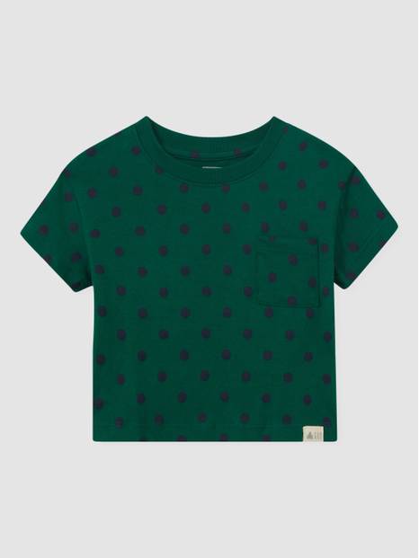 Toddler 100% Organic Cotton Mix and Match Pocket T-Shirt