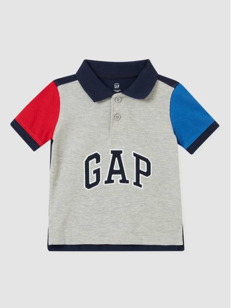 Baby Gap  Logo Color-block Polo Shirt 