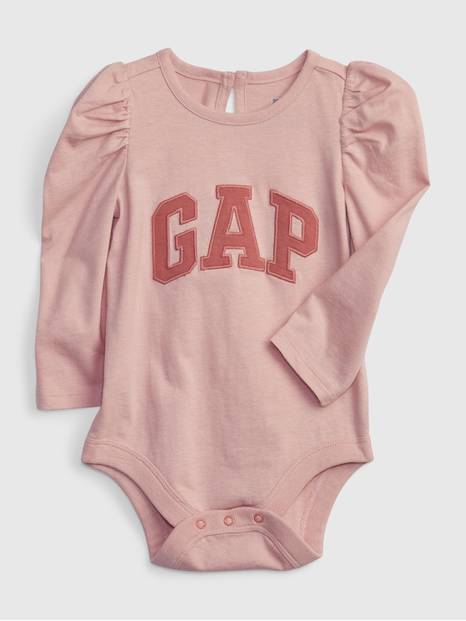 لباس قطعة واحدة 100% قطن عضوي بشعار جاب للأطفال الرضع
