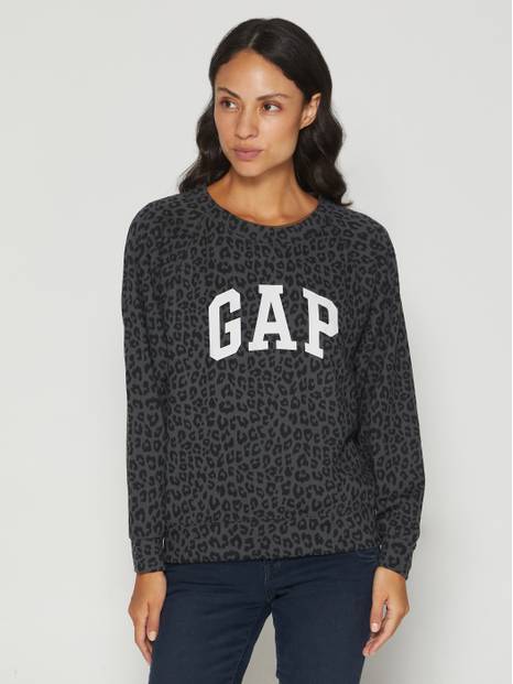 Gap Logo Print Crewneck Sweatshirt