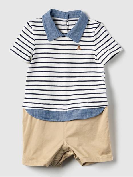 Baby Stripe One-Piece Outfit