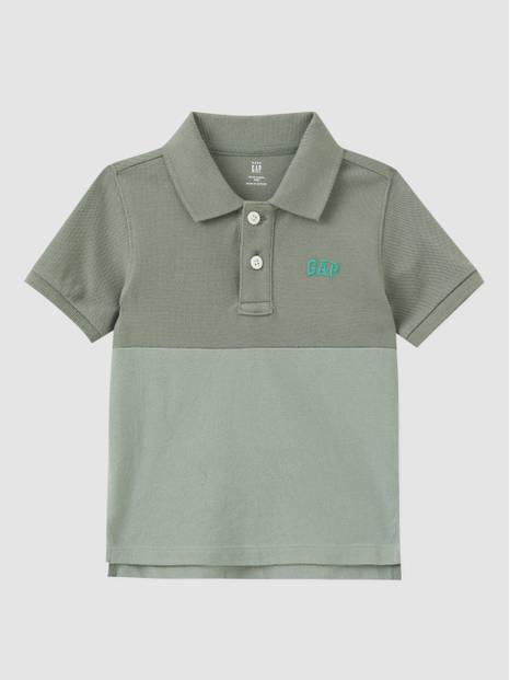 Kids Gap Logo Pique Polo Shirt 