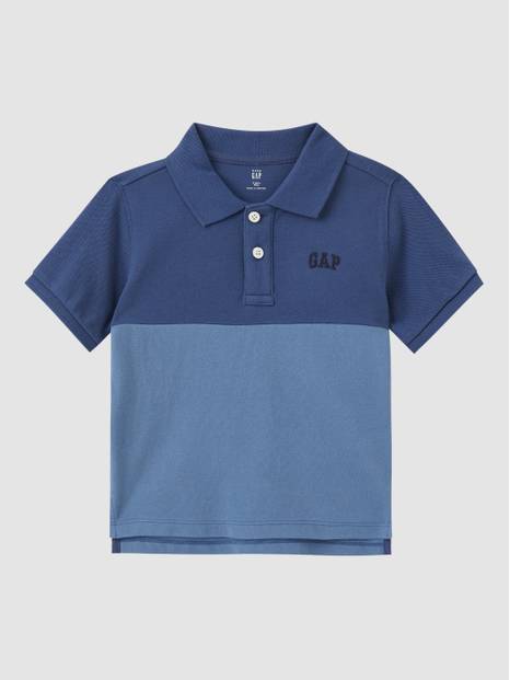 Kids Gap Logo Pique Polo Shirt 