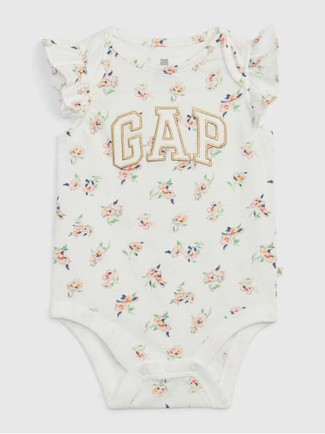 لباس قطعة واحدة ميكس اند ماتش 100‏%‏ قطن عضوي بشعار جاب للأطفال الرضع