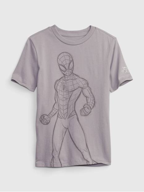 Kids Marvel 100% Organic Cotton Graphic T-Shirt