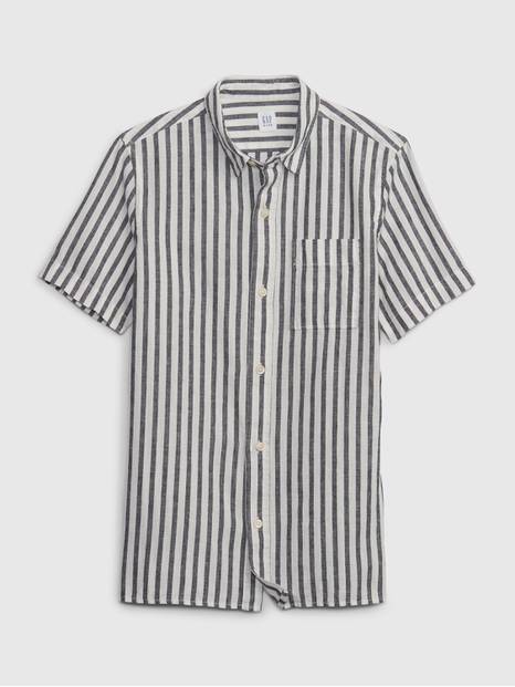 Kids Linen-Cotton Oxford Shirt