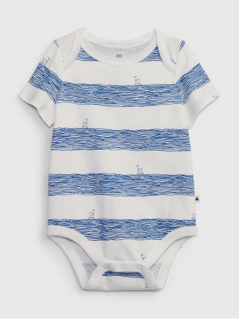 لباس قطعة واحدة ميكس اند ماتش 100‏‏%‏ قطن عضوي للأطفال الرضع