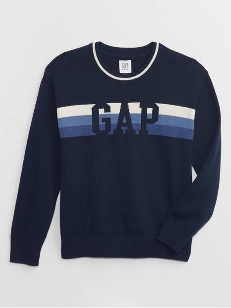 Kids Gap Logo Intarsia Sweater