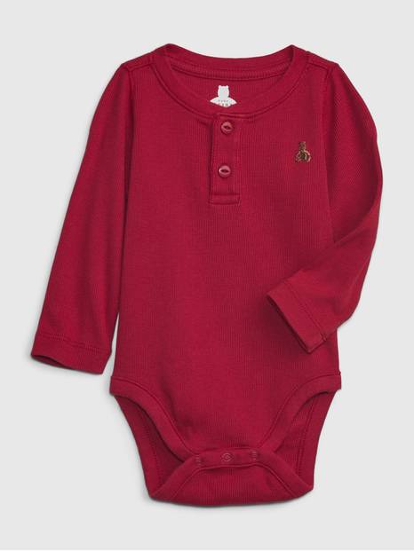 لباس قطعة واحدة ميكس اند ماتش بأزرار هنلي 100‏%‏ قطن عضوي للأطفال الرضع