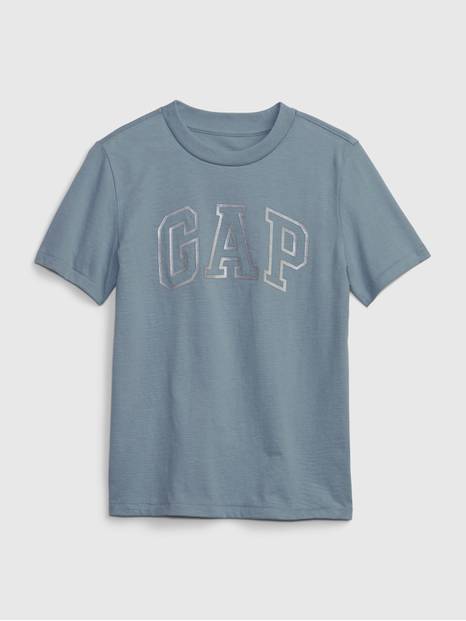 Kids Metallic Gap Arch Logo T-Shirt
