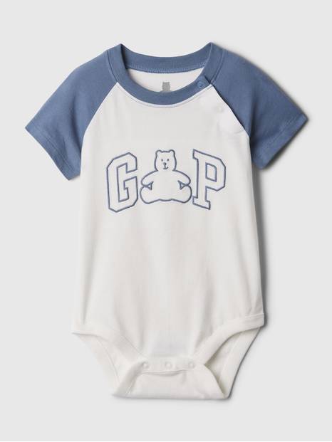 Baby Organic Cotton Gap Logo Bodysuit